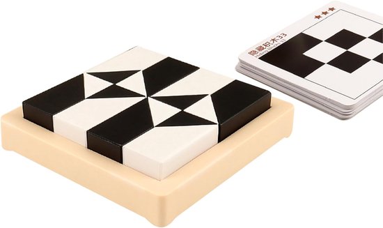 Bouwstenen Puzzel - Blokspel Kind - Logisch Denken - 3D Ruimtelijk Inzicht - 115 x 13 x 35 cm van Merkloos