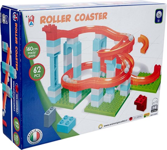 Bouwstenenbaan met Kogels voor Kinderbouwers vanaf 4 Jaar van Merkloos