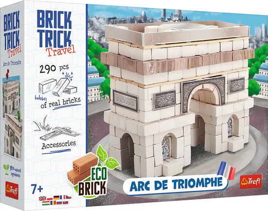 Brick Trick Travel - Arc de Triomph - boouwstenen van Trefl