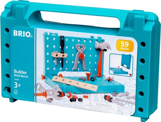 BRIO Builder Werkbank - 34596 - Speelgoedgereedschapsset van BRIO
