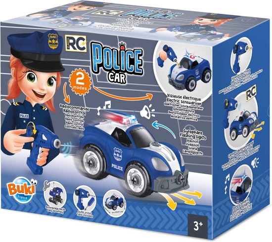 Buki - RC politiewagen - RC Voertuig junior van Buki