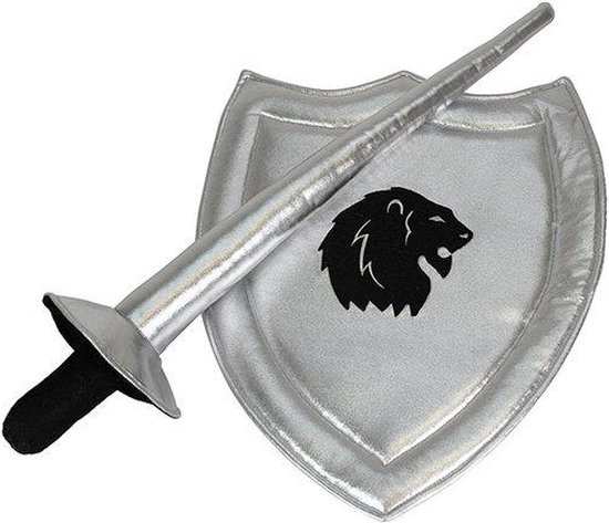 By Astrup Stokpaard Ridder Schild en Lans - Zilver van By Astrup