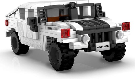 Cada Bricks bouwpakket voor kinderen - Humvee Off-Road Truck 1:24 - technisch speelgoed van CaDA