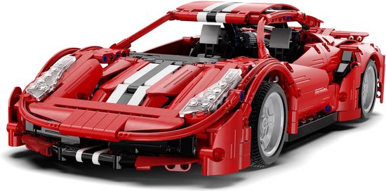 CaDA C61049W Red Devil - Schaal 1:12 - 1126 bouwstenen - Compatibel met grote merken van CaDA