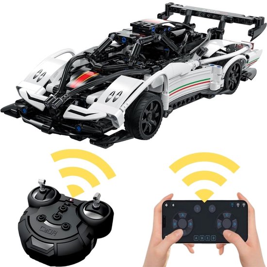 CadaBricks C51054W Z-Wind RC Racer bouwset | Classic F1 Speed Racing modelbouw | Technisch educatief constructie speelgoed voor kinderen & volwassenen | Auto champions edition geschikt voor Lego | Technic bouwdoos met 457 bouwstenen van Merkloos