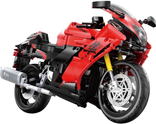CadaBricks C64051W SUZUKI Hayabusa motorfiets bouwset | City fast champions adventure | Creator and classic motor bouwpakket | Technic speelgoed ideas voor volwassenen | Icons furious speed set geschikt voor Lego | Technische bouwdoos met 1043 bloks van Merkloos