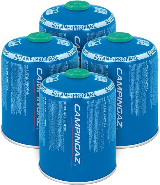 Campingaz CV470 Plus cartridge - 4 stuks - kliksysteem - 450 gram butaan / propaan - gas van Campingaz