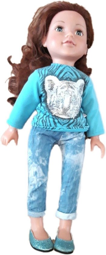 Chad Valley DesignaFriend Chloe Doll Amerikaanse meisjespop Poppen Chloe van Chad Valley