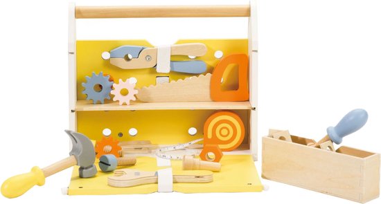 Classic World Houten Gereedschapskist Modern, 27dlg. van Classic World