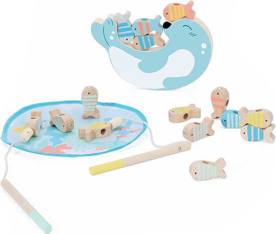 Classic World Houten Visspel Zeehond, 24dlg. van Classic World
