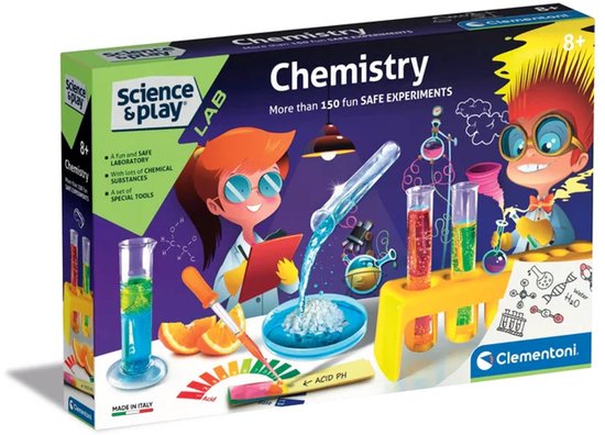 Clementoni Science Set - Scheikunde lab - Experimenteerset - 1 set - Educatief speelgoed van Merkloos