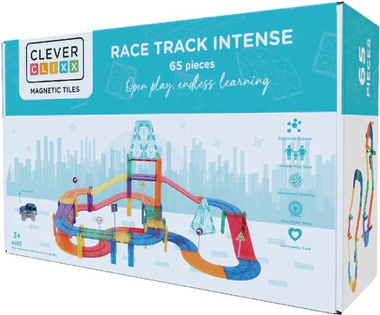 Cleverclixx Race Track Intense | 65 Stuks van Cleverclixx
