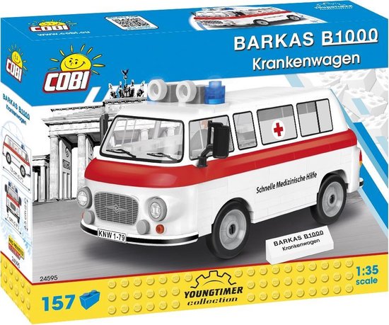 COBI 24595 - Barkas B1000 Ziekenauto van COBI