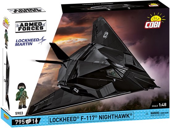 COBI 5903 F-117 Nighthawk van Merkloos