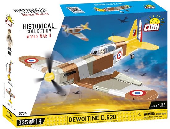COBI Dewoitine D.520 - COBI-5734 van COBI