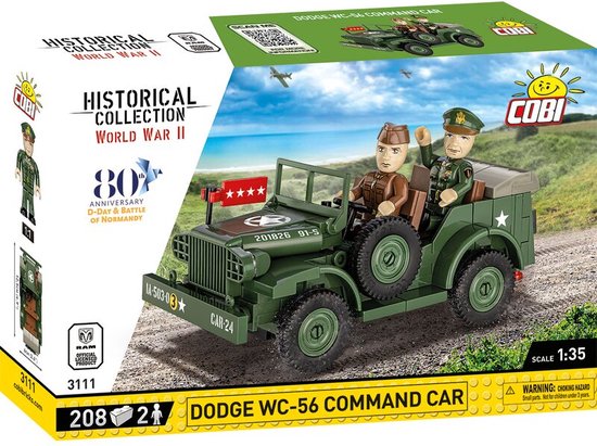 COBI Dodge WC-56 Commandowagen D-DAY - COBI-3111 van COBI