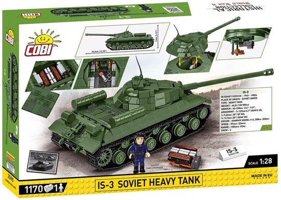 COBI IS-3 SOVJET ZWARE TANK - COBI-2590 van COBI