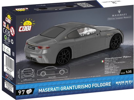 COBI Maserati Granturismo Folgore - COBI-24506 van COBI