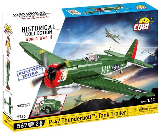 COBI® P-47 Thunderbolt & Tank Trailer - Executive Edition - COBI-5736 van COBI