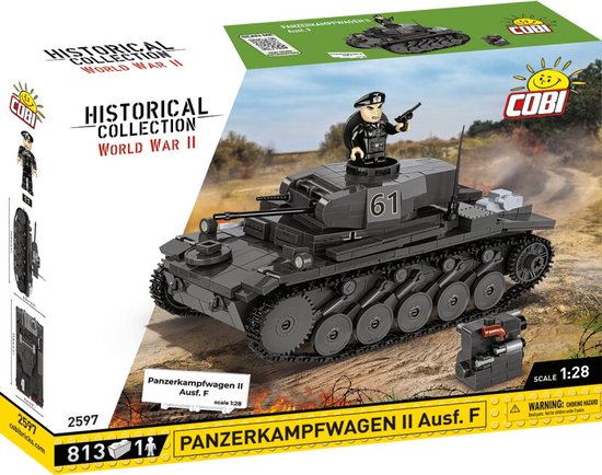 COBI Panzerkampfwagen II Ausf. F - COBI-2597 van COBI
