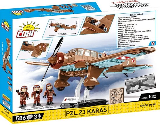 COBI PZL.23 Karas - COBI-5751 van COBI