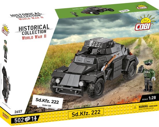 COBI Sd.Kfz. 222 - COBI-2657 van Cobi