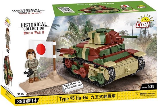 COBI TYPE 95 HA-GO JAPANSE TANK - COBI-3115 van COBI