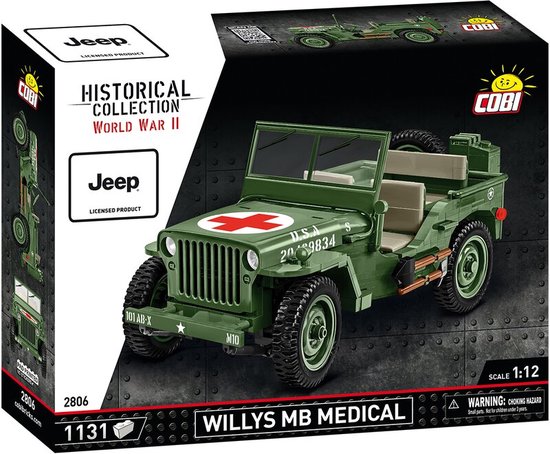 COBI Willys MB Medische schaal 1:12 - COBI-2806 van COBI