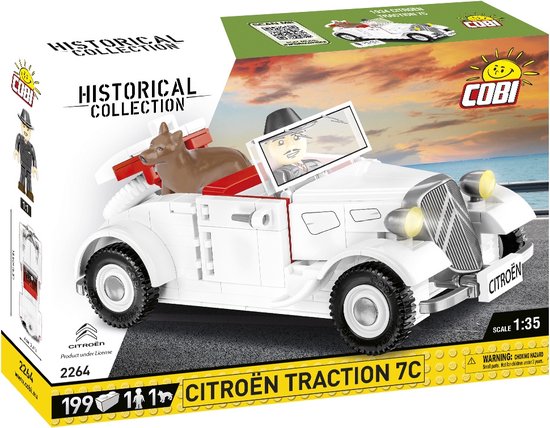 COBI WW2 2264 - Citroën Traction 7C van COBI