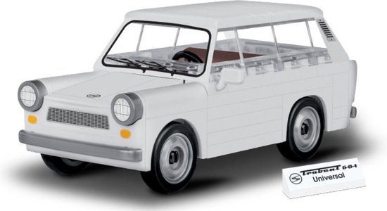 Cobi Youngtimer Bouwpakket Trabant 1:35 Wit 74 -delig 24540 van COBI