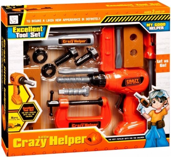 Crazy Little Helper - Kindergereedschappen set van Little Dutch