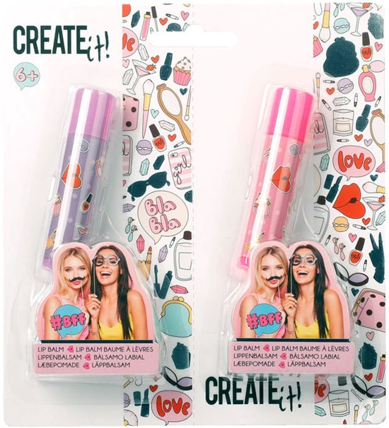 Create It! Bff Lip Balm Disp. van Merkloos