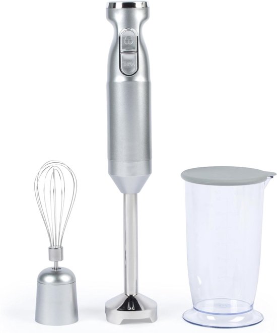 DailySupplies® Staafmixer Set - Hakmolen - Groentesnijder - Soepmaker - Zilver van DailySupplies®