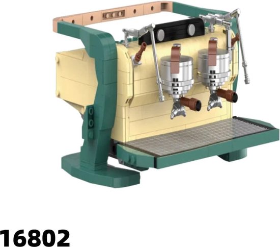 DECOOL 16802 - Venetië Espresso - Koffie Machine - Bouwdoos - Lego Compatibel - 648 onderdelen van Decool