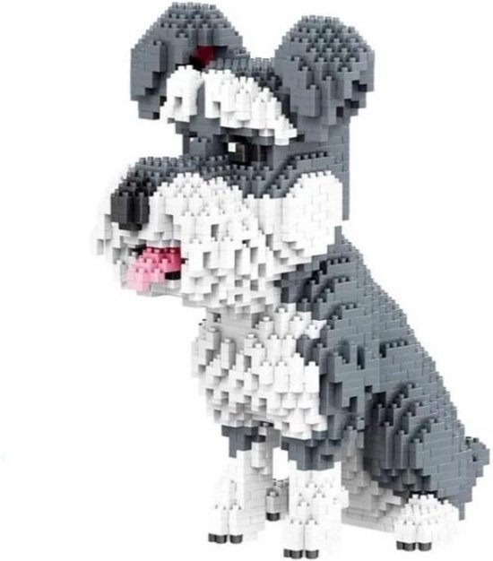 Diamond Bricks Schnauzer van Balenciaga