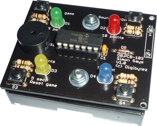 Digibytez Simon Says DIY kit V1.0 van Digibytez