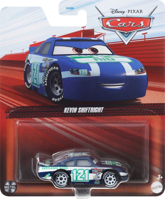 Disney Pixar Cars Kevin Shiftright, Auto, 3 jaar, Metaal, Blauw van Mattel