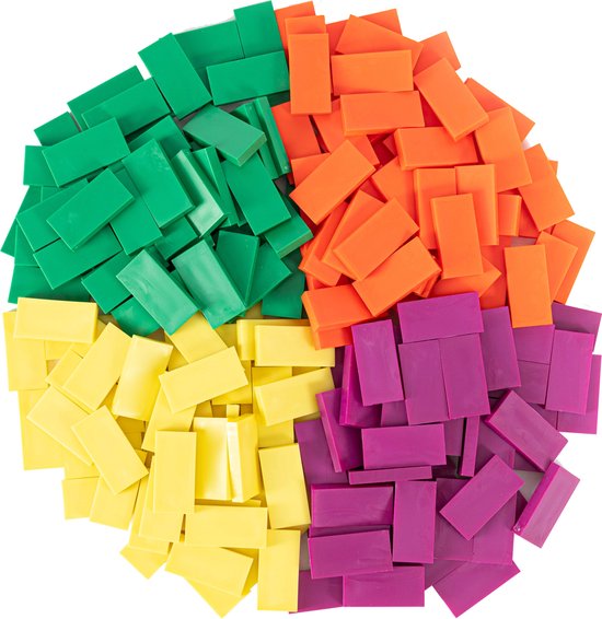 Domino stenen Don Domino zomer kleurenmix (200 steentjes) van Goki