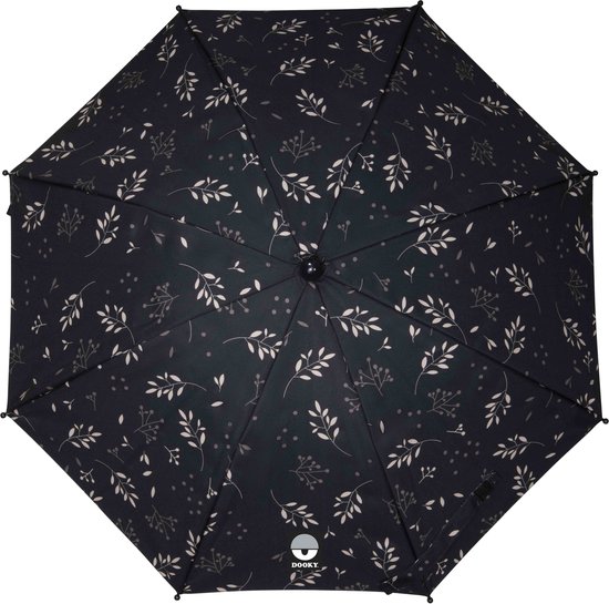 Dooky Parasol Kinderwagen - Romantic Leaves Black van Dooky