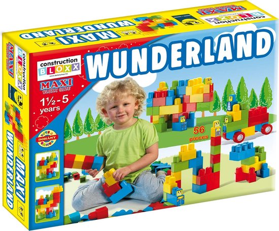 Doos met mega blokken Wonderland 56 stuks van MEGA Bloks