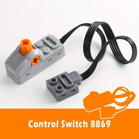 DW4Trading Bedieningsschakelaar 8869 Power Functions Control Switch - Compatibel met Grote Merken - M-L-XL Motor van DW