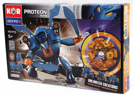 DW4Trading Geomag - Kro Proteon Blatta - 103 Stuks van DW
