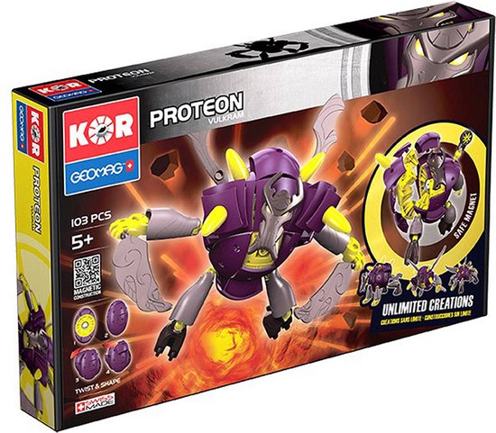 DW4Trading Geomag - Kro Proteon Vulkram - 103 Stuks van DW