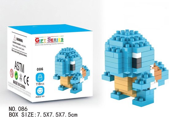 DW4Trading Nanoblocks Miniblocks 23 - Bouwset stenen - 118 stuks - Compatibel met grote merken van DW