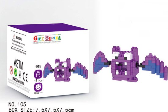 DW4Trading Nanoblocks Miniblocks 30 - Bouwset stenen - 161 stuks - Compatibel met grote merken van DW