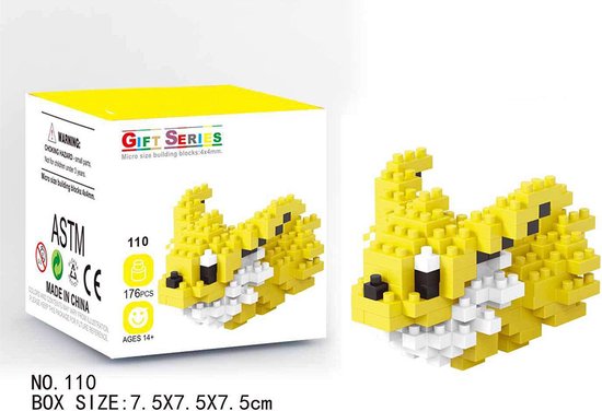 DW4Trading Nanoblocks Miniblocks 34 - Bouwset stenen - 176 stuks - Compatibel met grote merken van DW