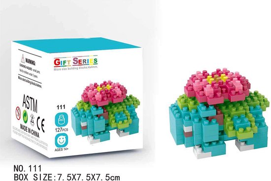 DW4Trading Nanoblocks Miniblocks 35 - Bouwset stenen - 127 stuks - Compatibel met grote merken van DW