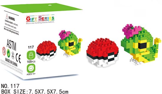 DW4Trading Nanoblocks Miniblocks 41 - Bouwset stenen - 168 stuks - Compatibel met grote merken van DW
