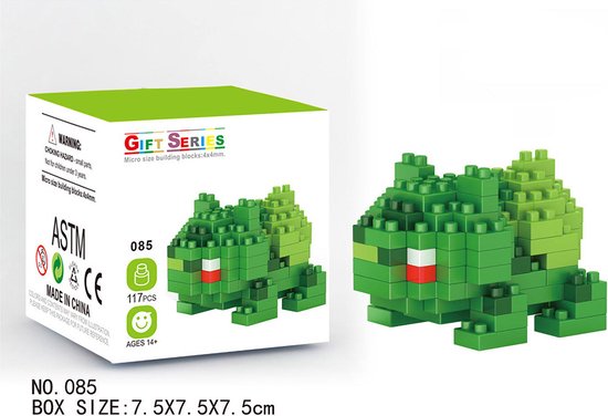 DW4Trading Nanoblocks Miniblocks 57 - Bouwset stenen - 117 stuks - Compatibel met grote merken van DW