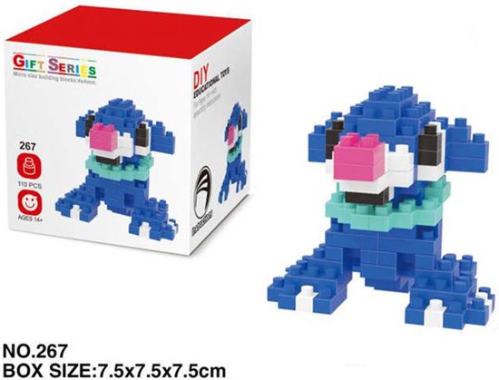 DW4Trading Nanoblocks Miniblocks 58 - Bouwset stenen - 110 stuks - Compatibel met grote merken van DW
